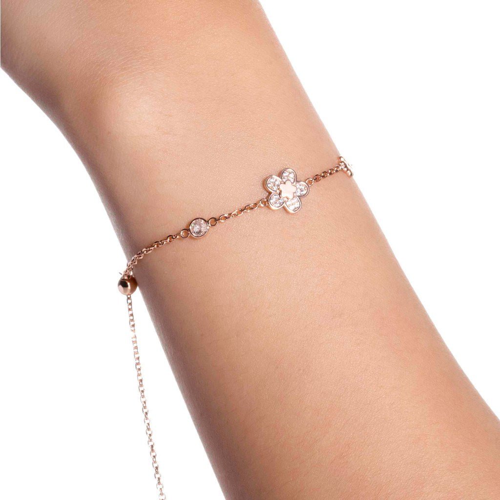 Gelang Serut Emas 8K - Melia Gold Bracelet - Veya Collection - Juene Jewelry - Juene