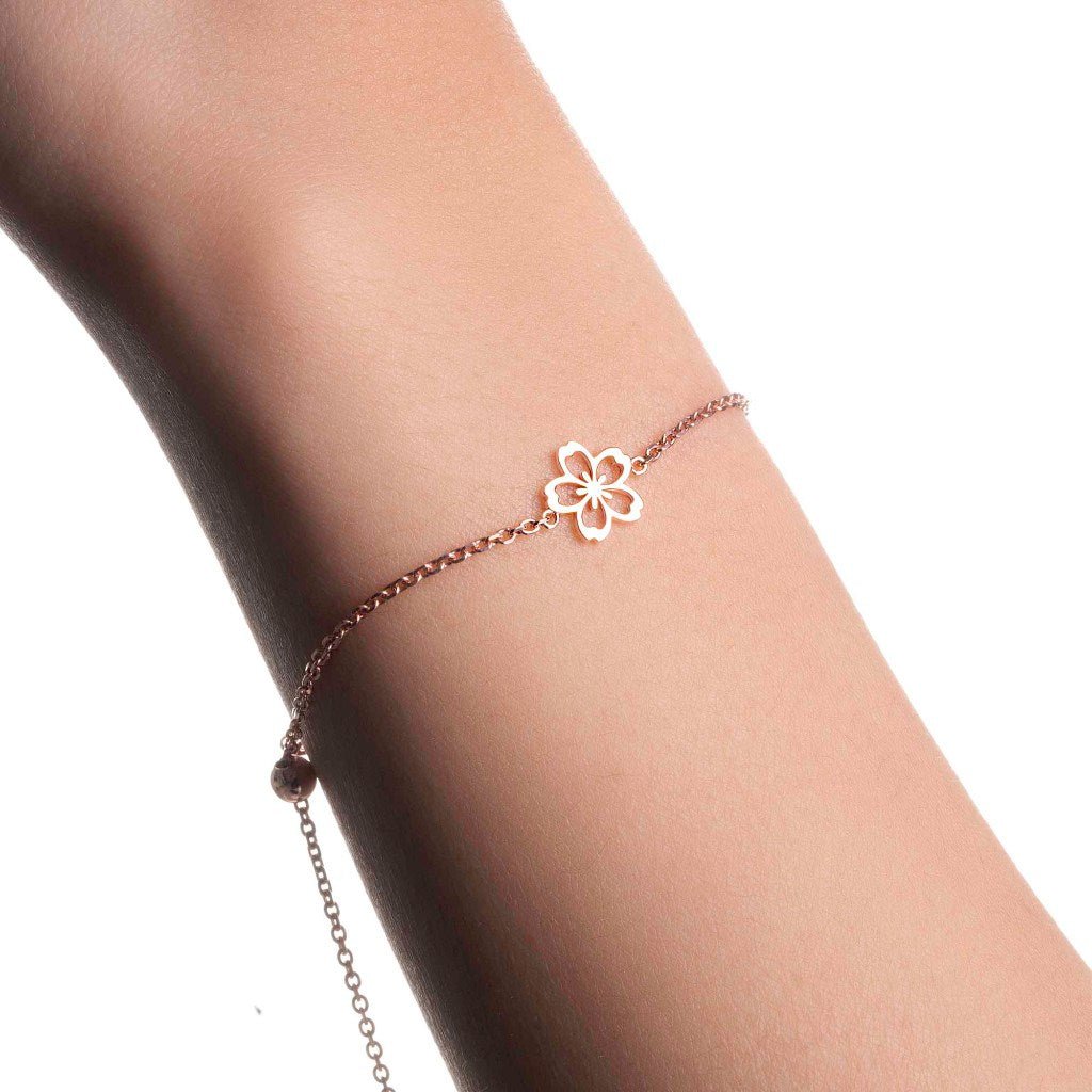 Gelang Serut Emas 8K - Mila Gold Bracelet - Fiora Collection - Juene Jewelry - Juene Jewelry