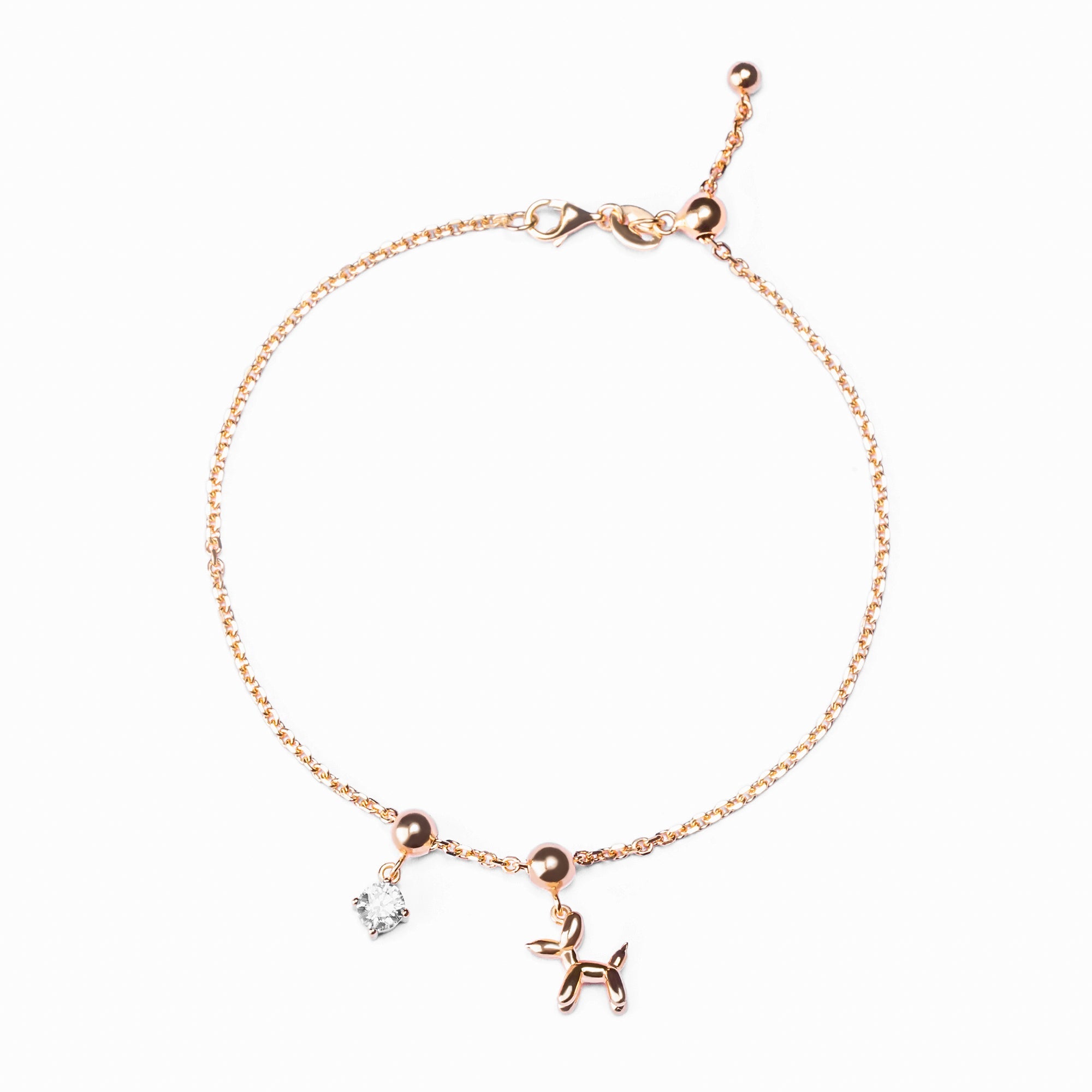 Gelang Serut Emas 8K - Puppy Gold Bracelet - Fiora Collection - Juene Jewelry - Juene