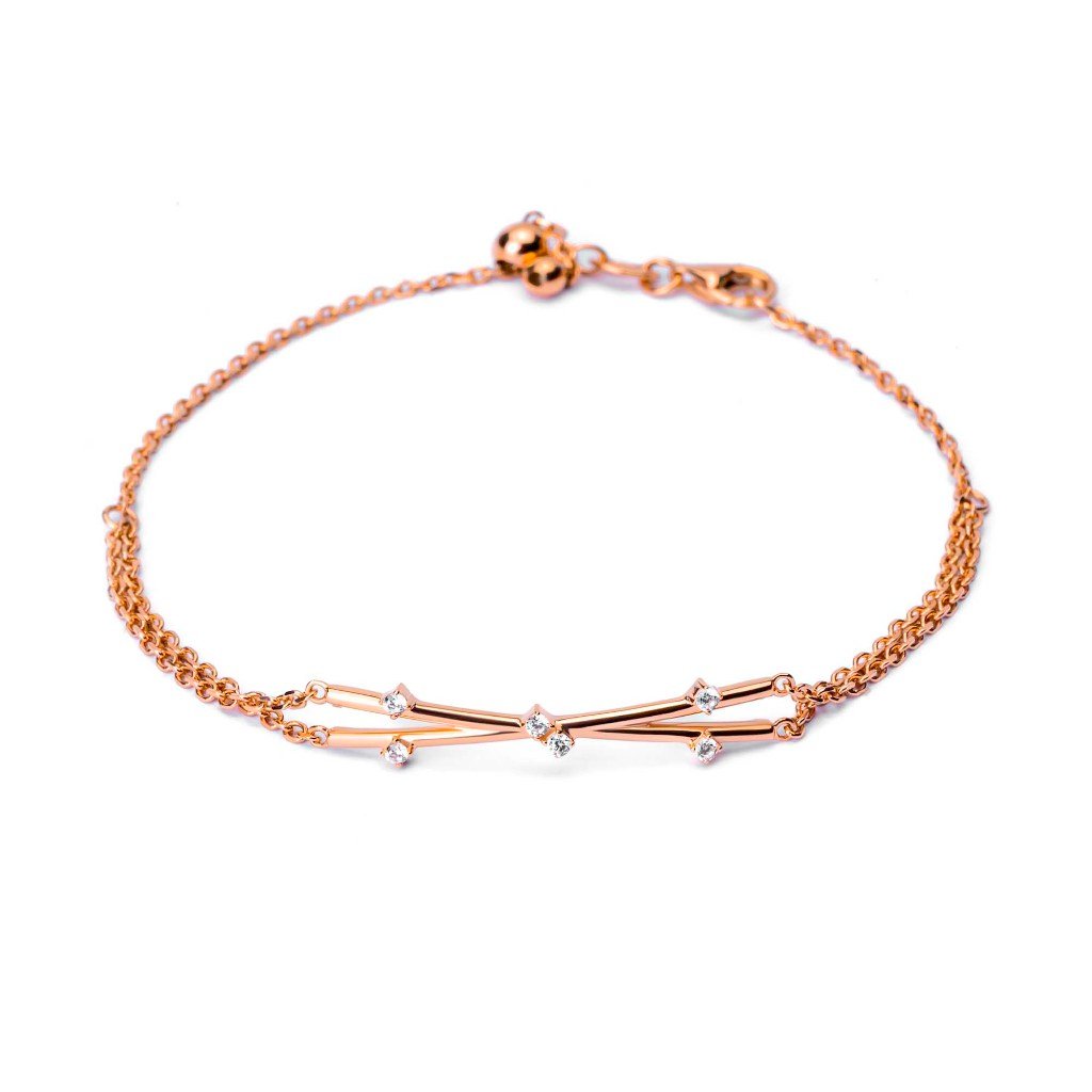 Gelang Serut Emas 8k - Tiana Gold Bracelet - Tally Collection - Juene Jewelry - Juene Jewelry