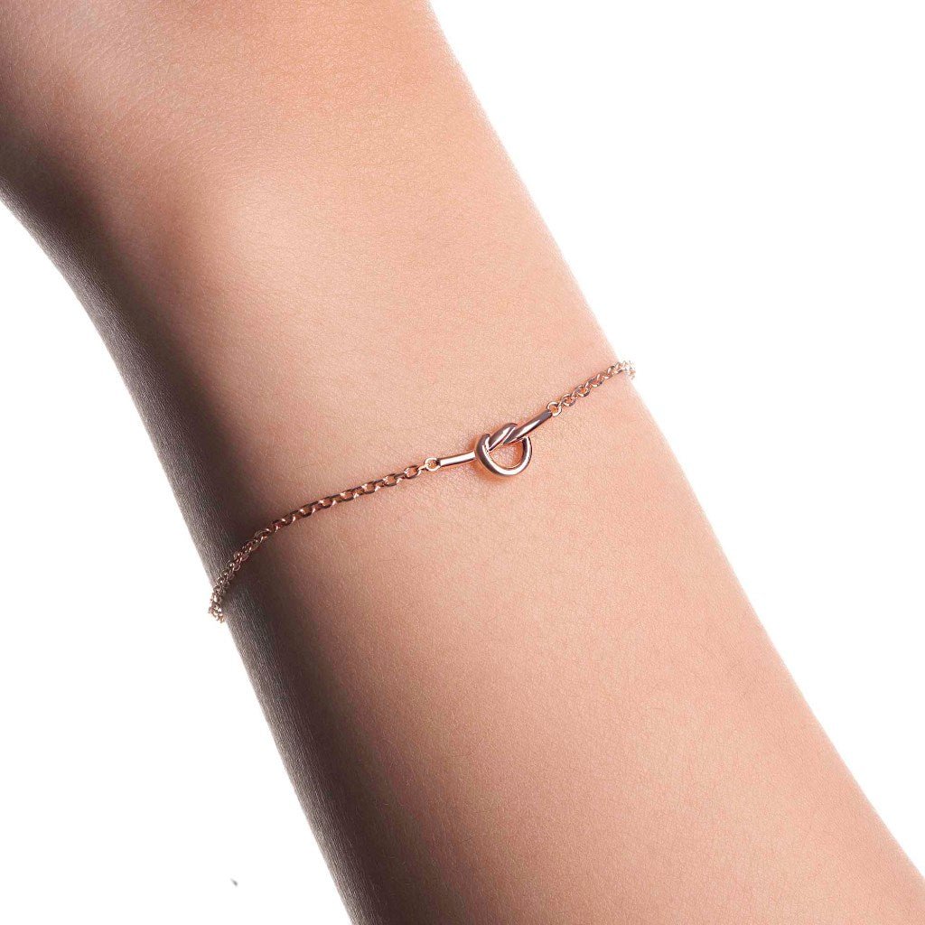 Gelang Serut Emas 8K - Twined Gold Bracelet - Fiora Collection - Juene Jewelry - Juene