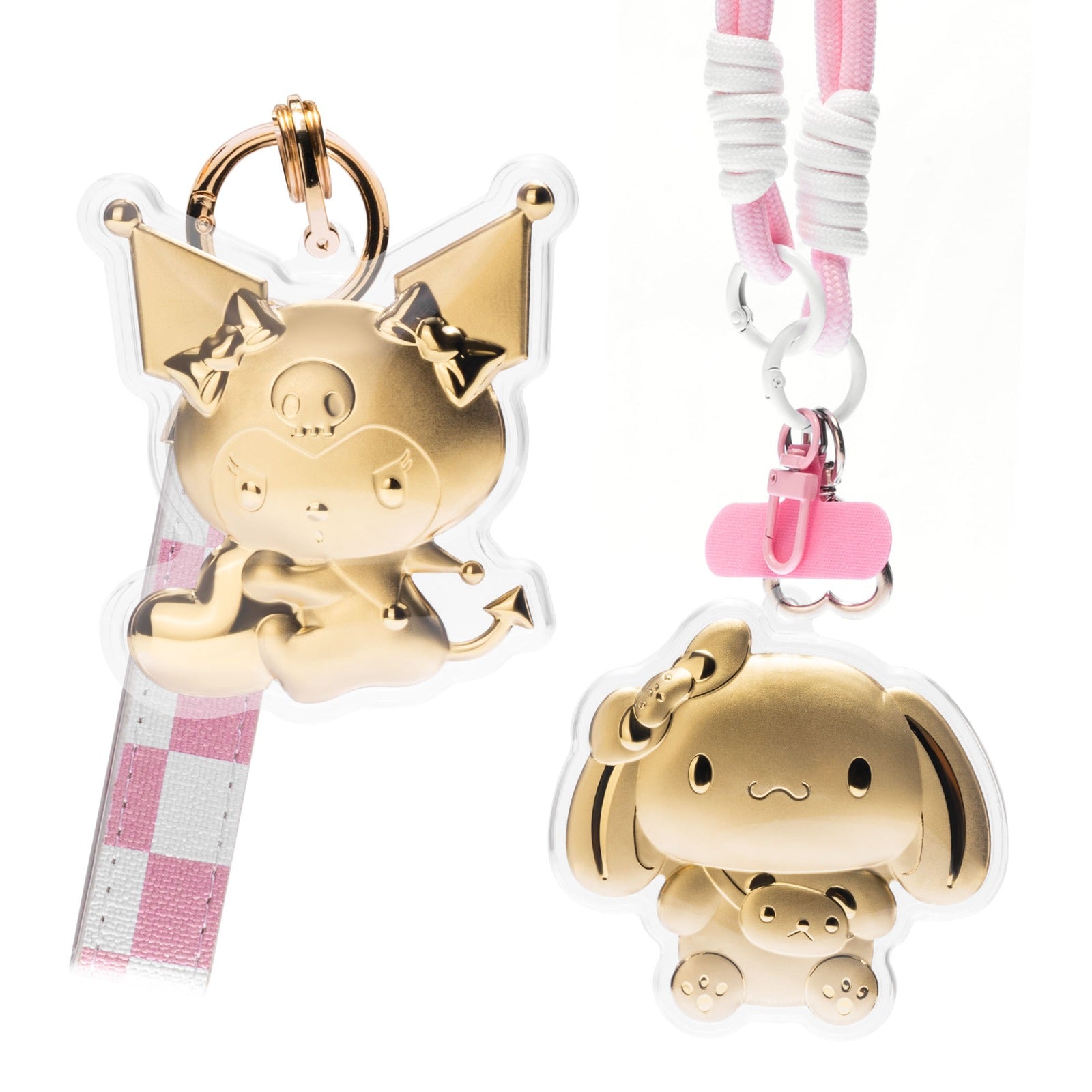 Goldie Charm - Real Gold Bag Charm / Phone Holder - Gantungan Tas - Gantungan HP Emas - Juene Jewelry - Juene