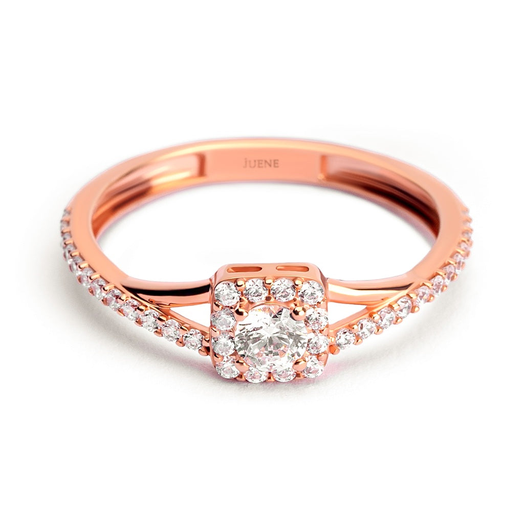 Cincin Emas 7k - Senti Gold Ring - Avelia Collection - Juene Jewelry
