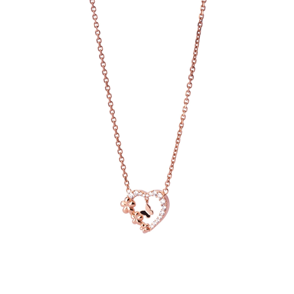 Kalung Serut Emas 7k - Clarie Gold Necklace - Treasure Collection - Juene Jewelry