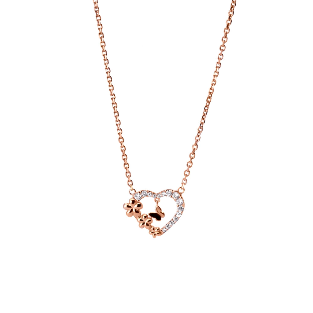 Kalung Serut Emas 7k - Clarie Gold Necklace - Treasure Collection - Juene Jewelry