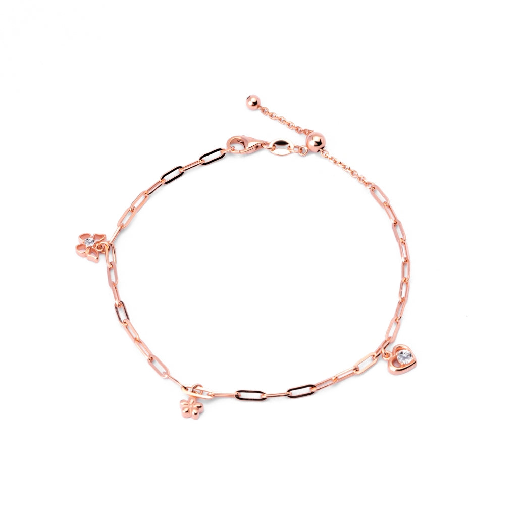 Gelang Serut Emas 7k - Ruby Gold Bracelet - Treasure Collection - Juene Jewelry