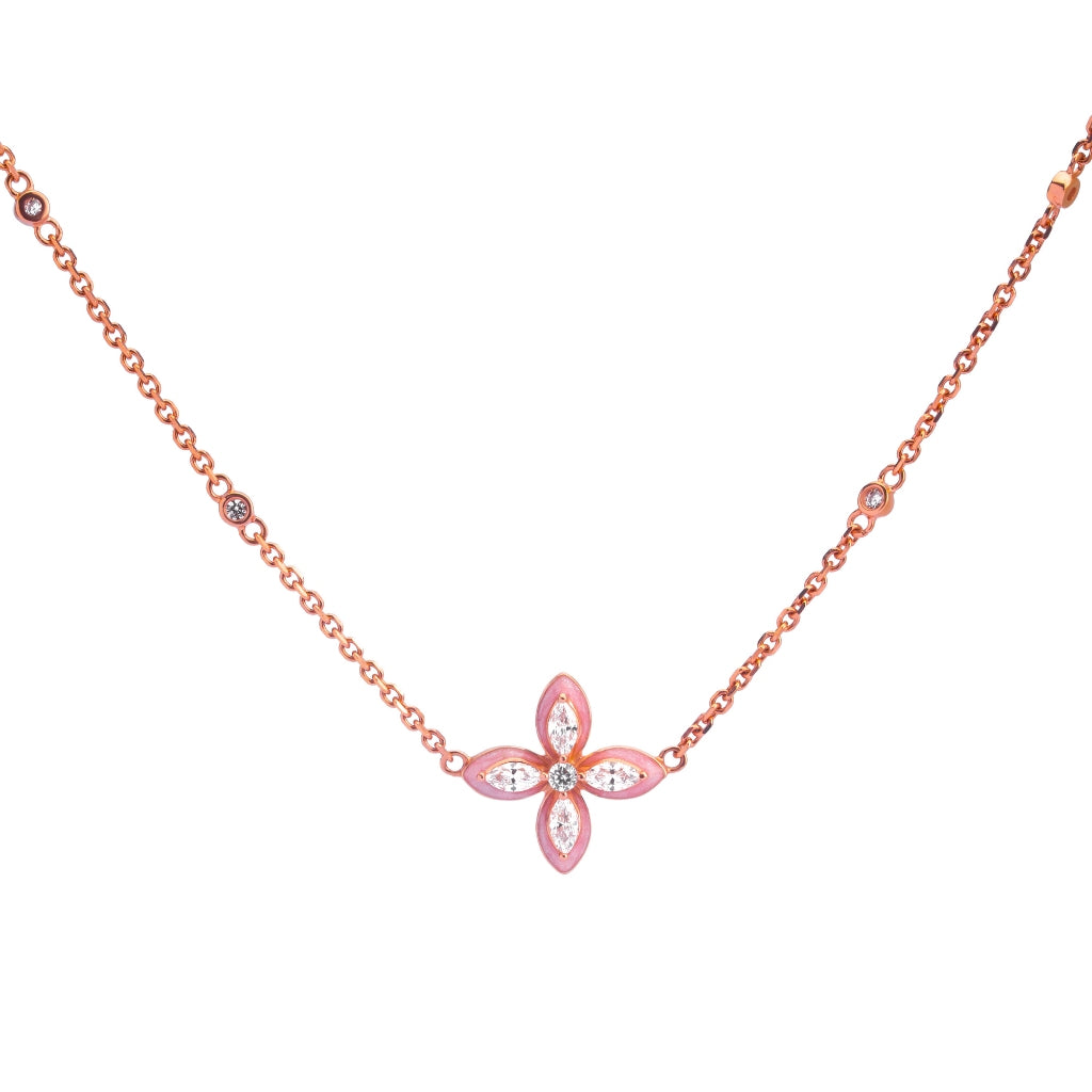Kalung Serut Emas 7k - Disa Gold Necklace - Charlotte Collection - Juene Jewelry