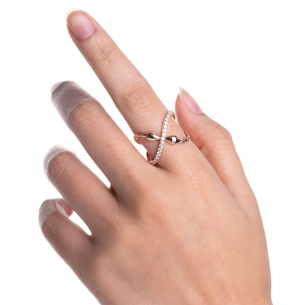 Cincin Emas 8K - Elian Gold Ring 01 - Terra Collection - Juene Jewelry