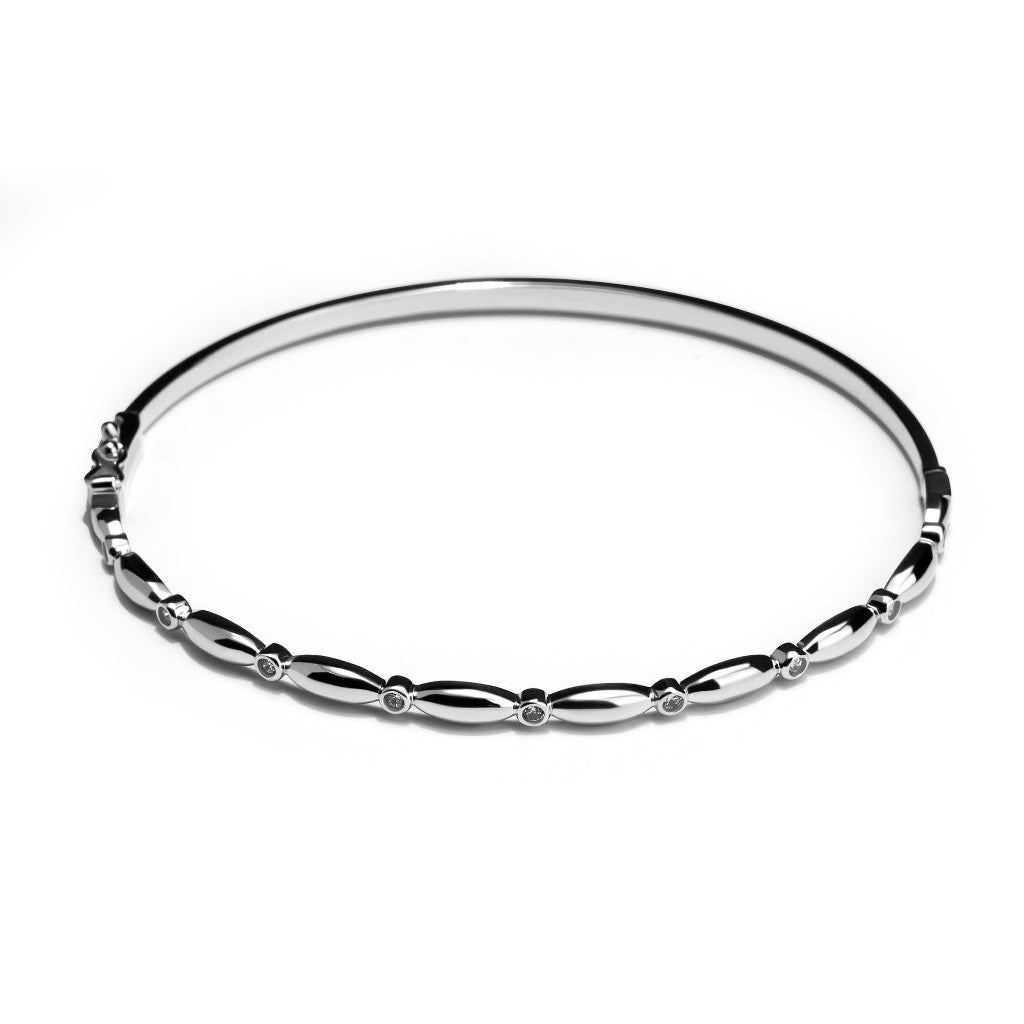 Gelang Emas 8K - Selena Gold Bangle - Veya Collection - Juene Jewelry