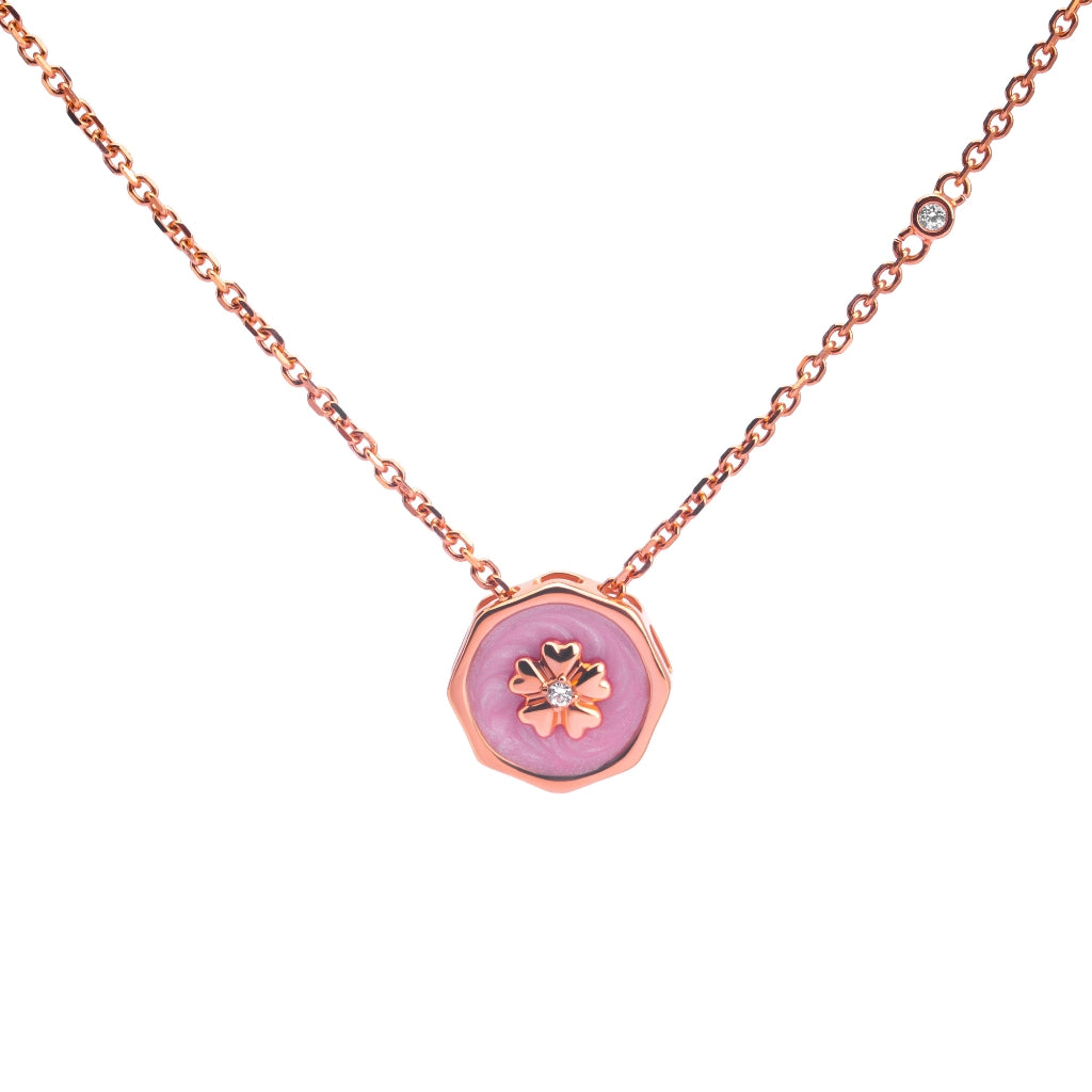 Kalung Serut Emas 7k - Anya Gold Necklace - Charlotte Collection - Juene Jewelry
