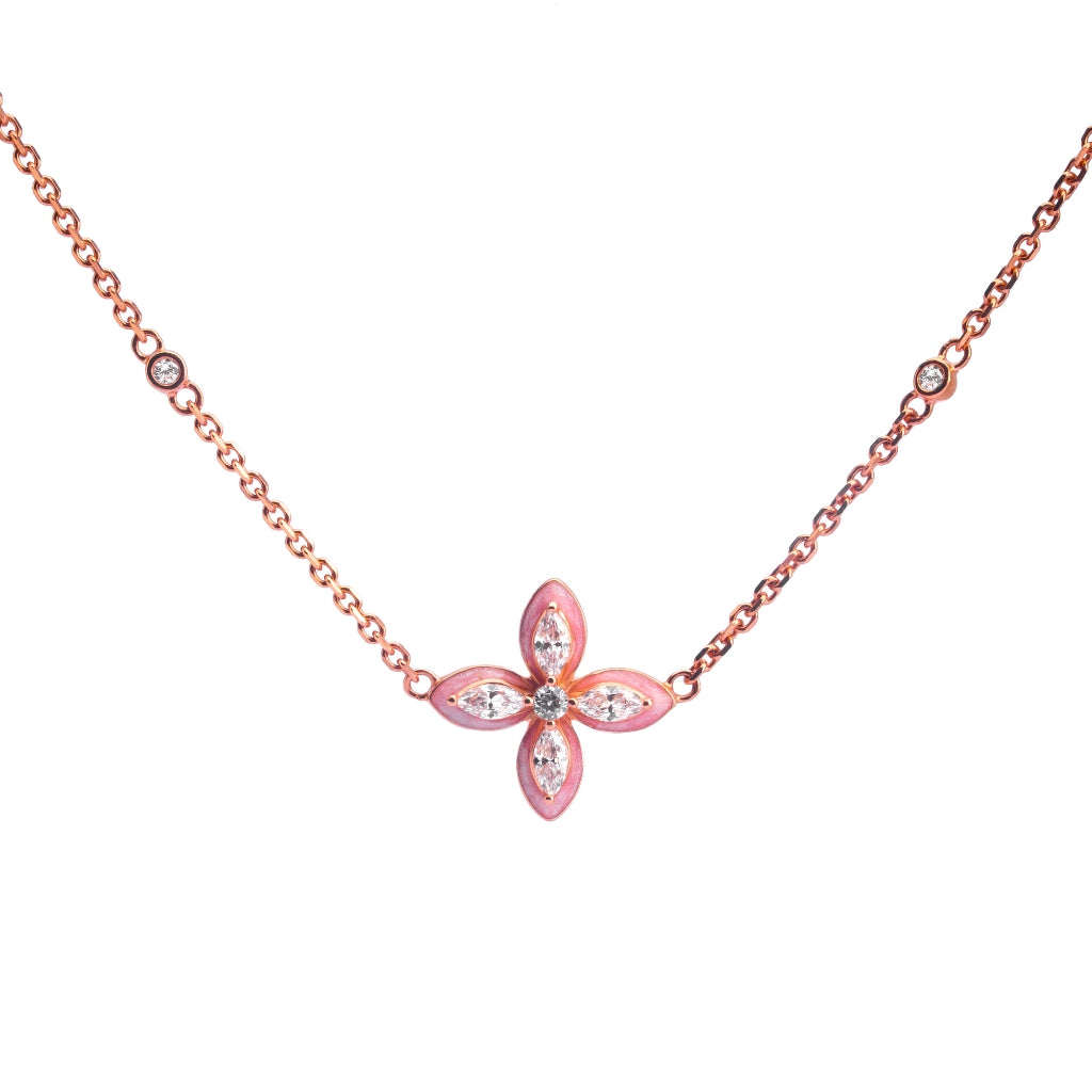 Kalung Serut Emas 7k - Disa Gold Necklace - Charlotte Collection - Juene Jewelry