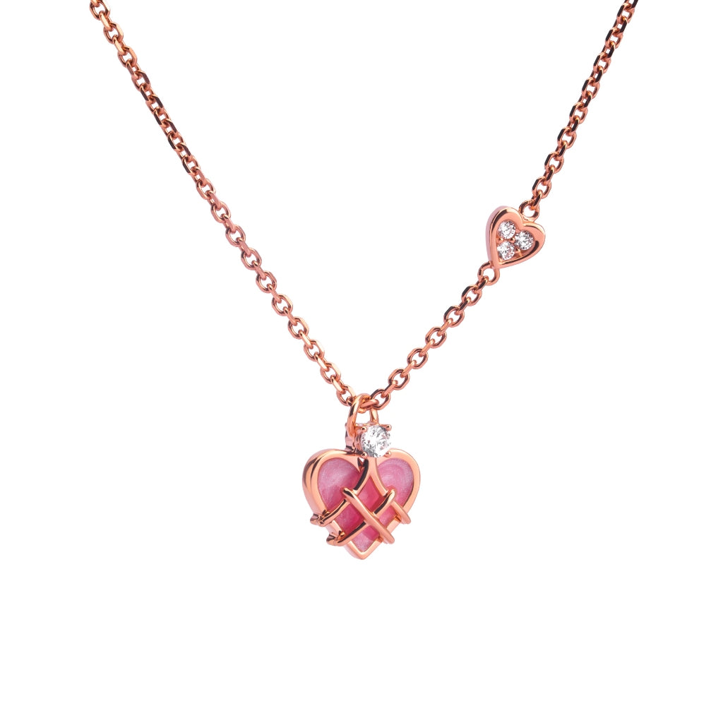 Kalung Serut Emas 7k - Klar Gold Necklace - Charlotte Collection - Juene Jewelry
