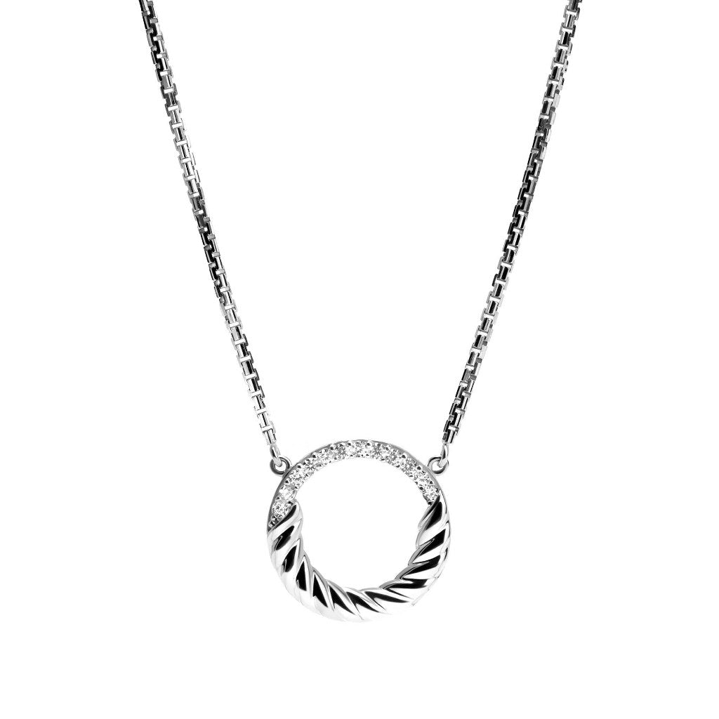 Kalung Serut Emas 8K - Celia Gold Necklace - Veya Collection - Juene Jewelry