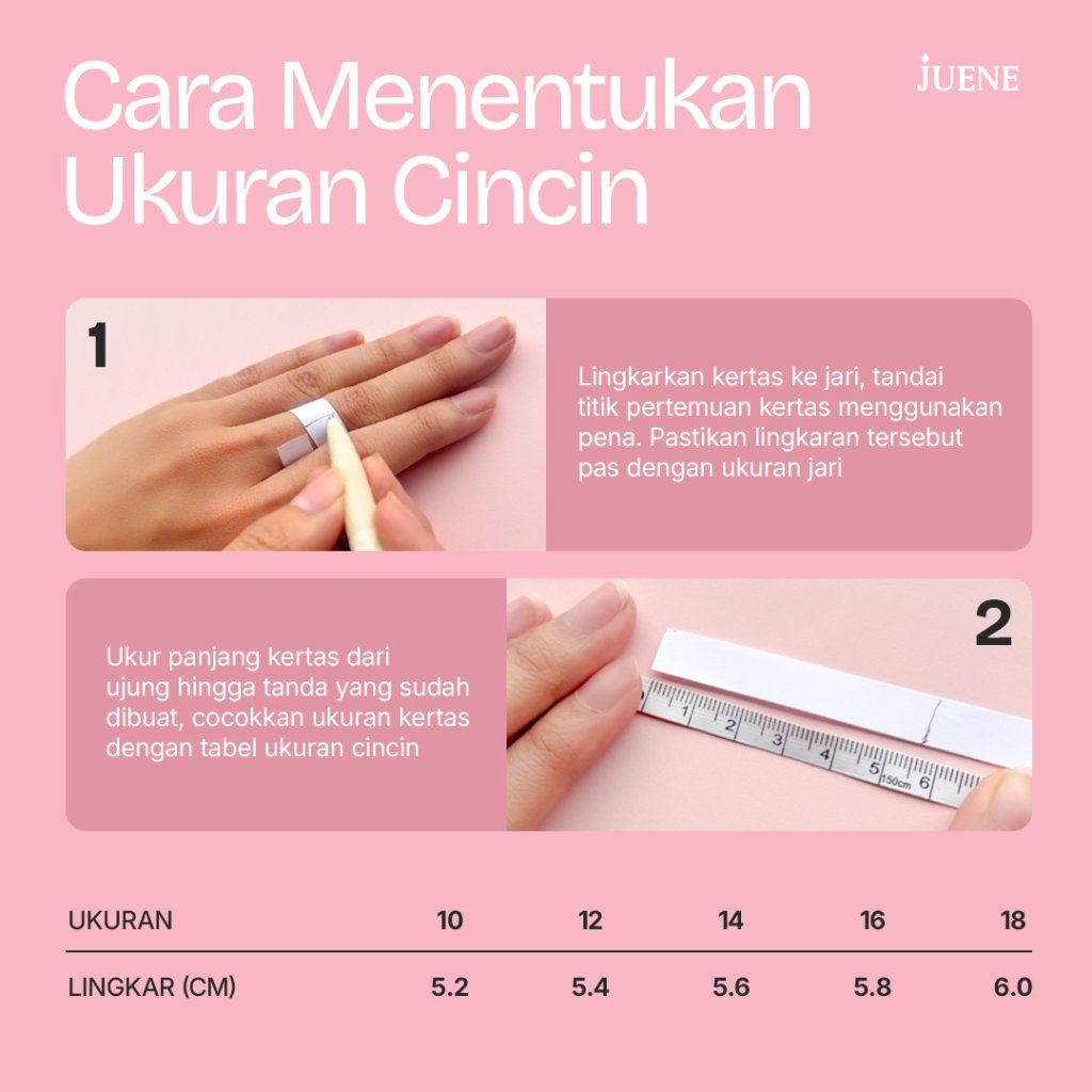 Cincin Emas 8K - Yasya  Gold Ring - Terra Collection - Juene Jewelry