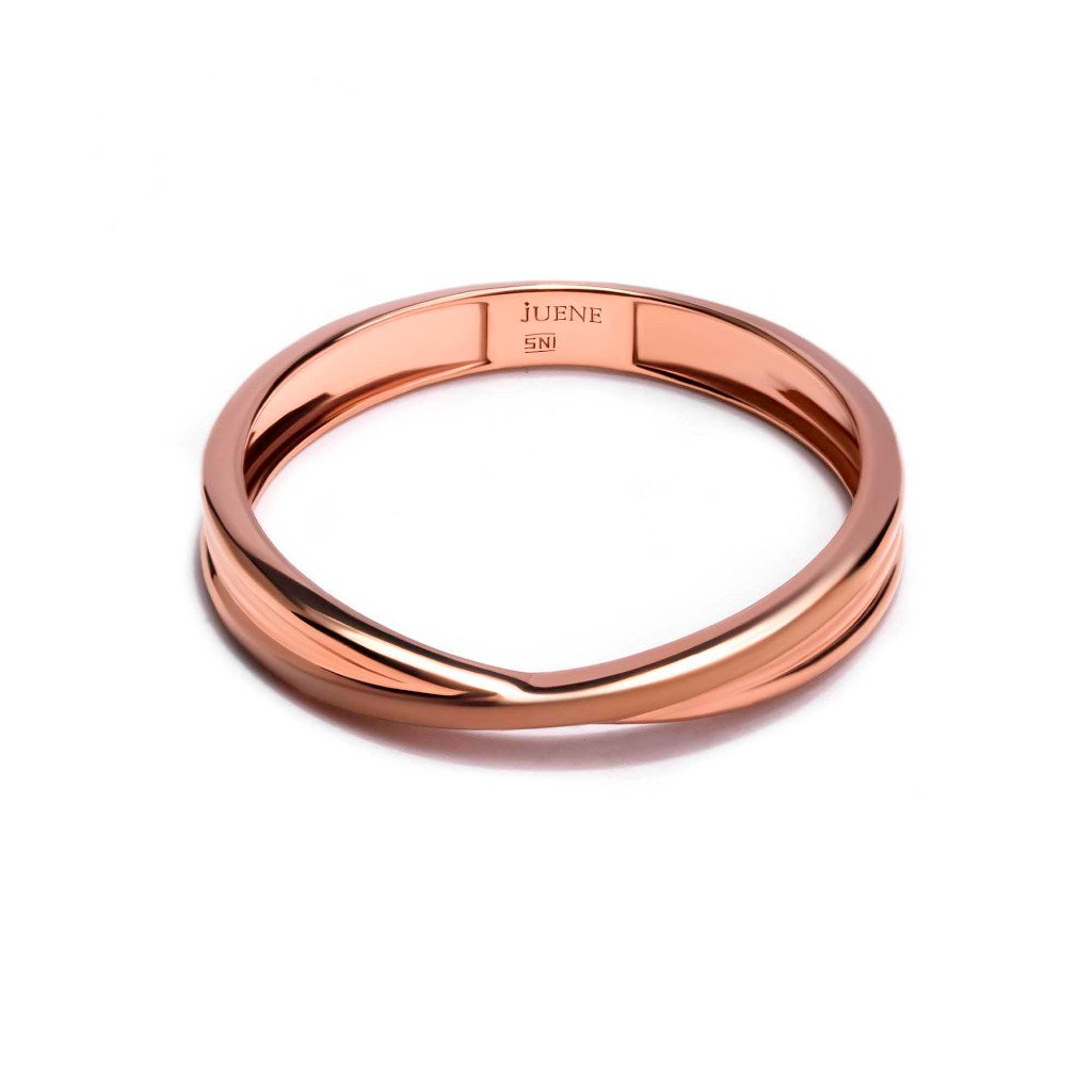 Cincin Emas 8K - Emilia Gold Ring - Veya  Collection - Juene Jewelry