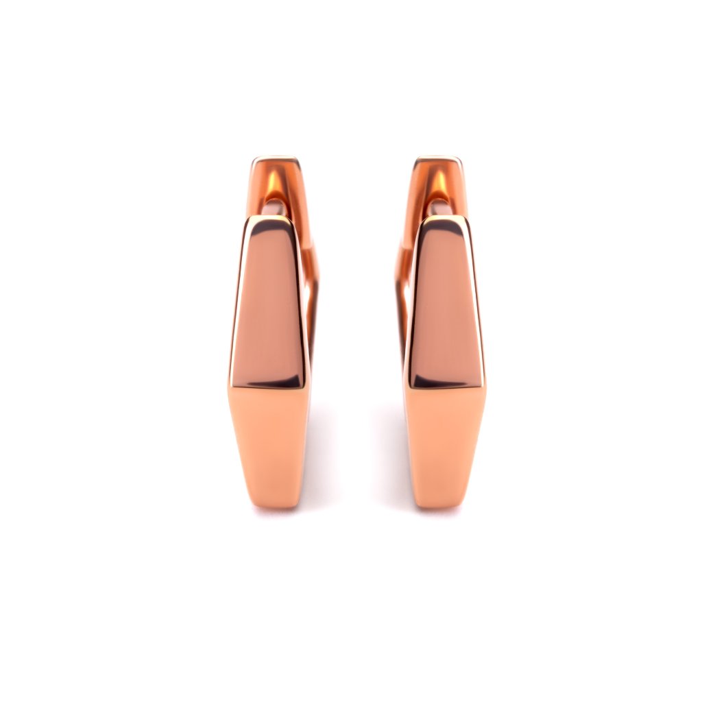 Anting Hoops Emas 8K - Lilo Gold Earring - Terra Collection - Juene Jewelry