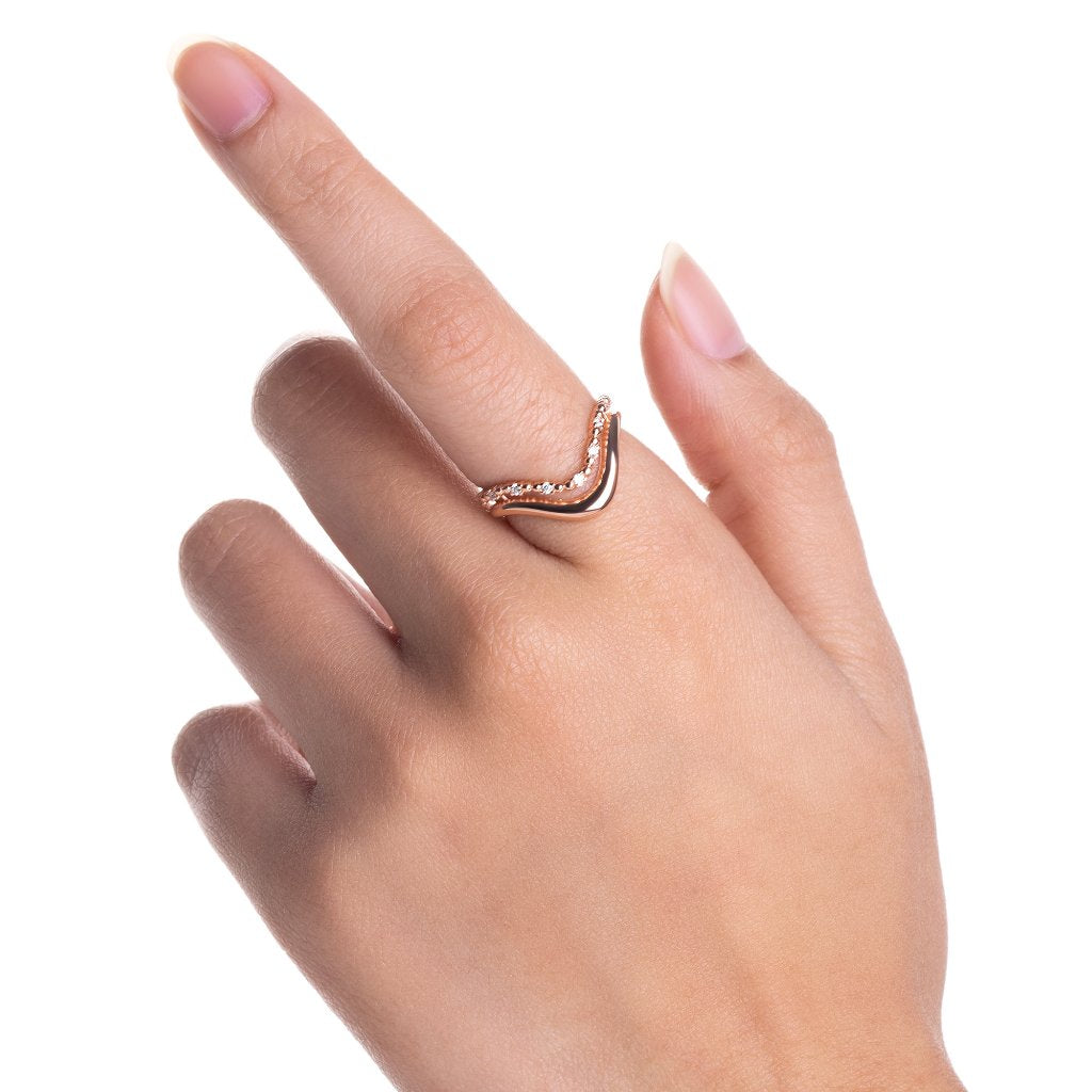 Cincin Emas 8K - Lior Gold Ring 01 - Terra Collection - Juene Jewelry