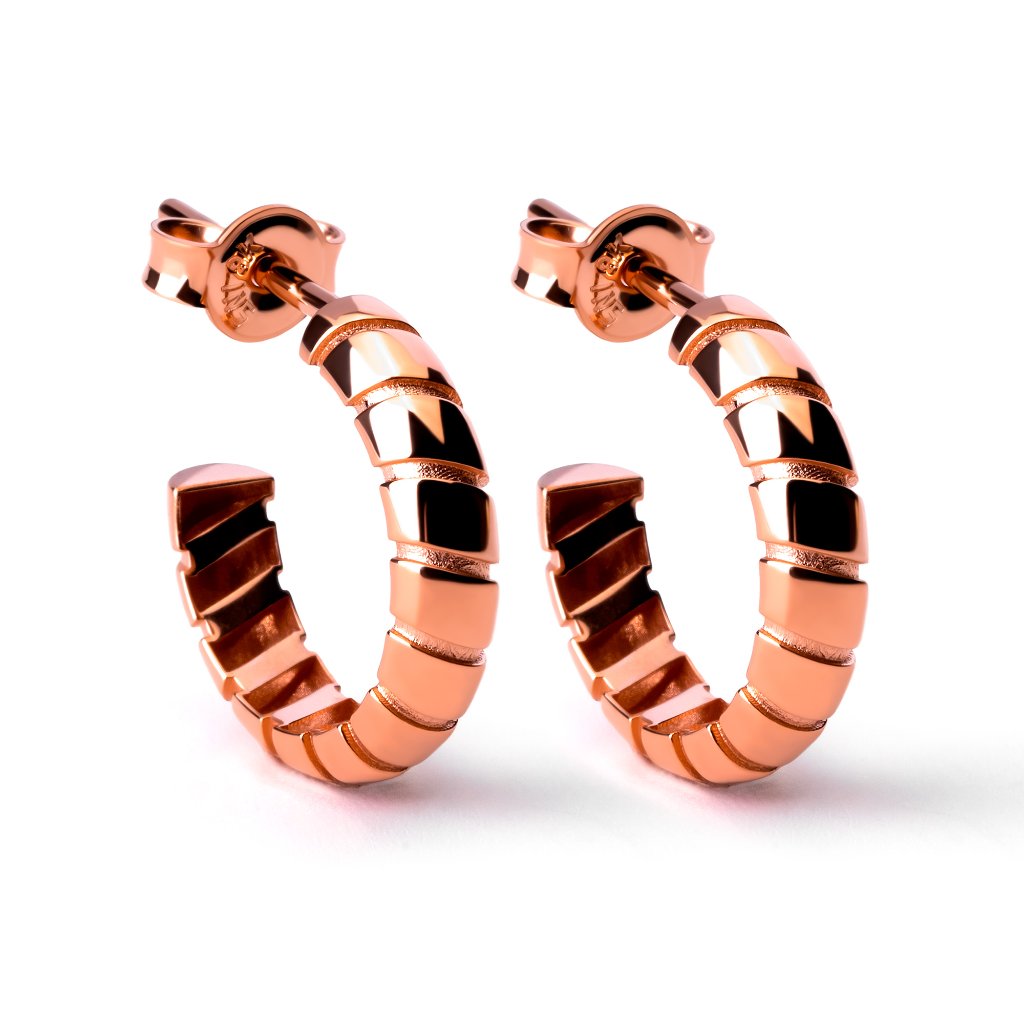 Anting Tusuk Emas 8K - Alba Gold Stud Earring - Terra Collection - Juene Jewelry