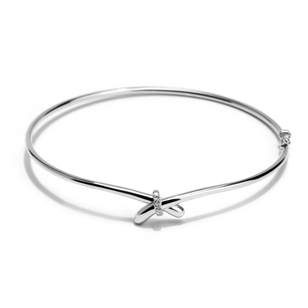 Gelang Emas 8K - Emory Gold Bangle - Veya Collection - Juene Jewelry
