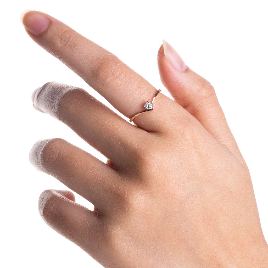 Cincin Emas 8K - Dita Gold Ring - Terra Collection - Juene Jewelry