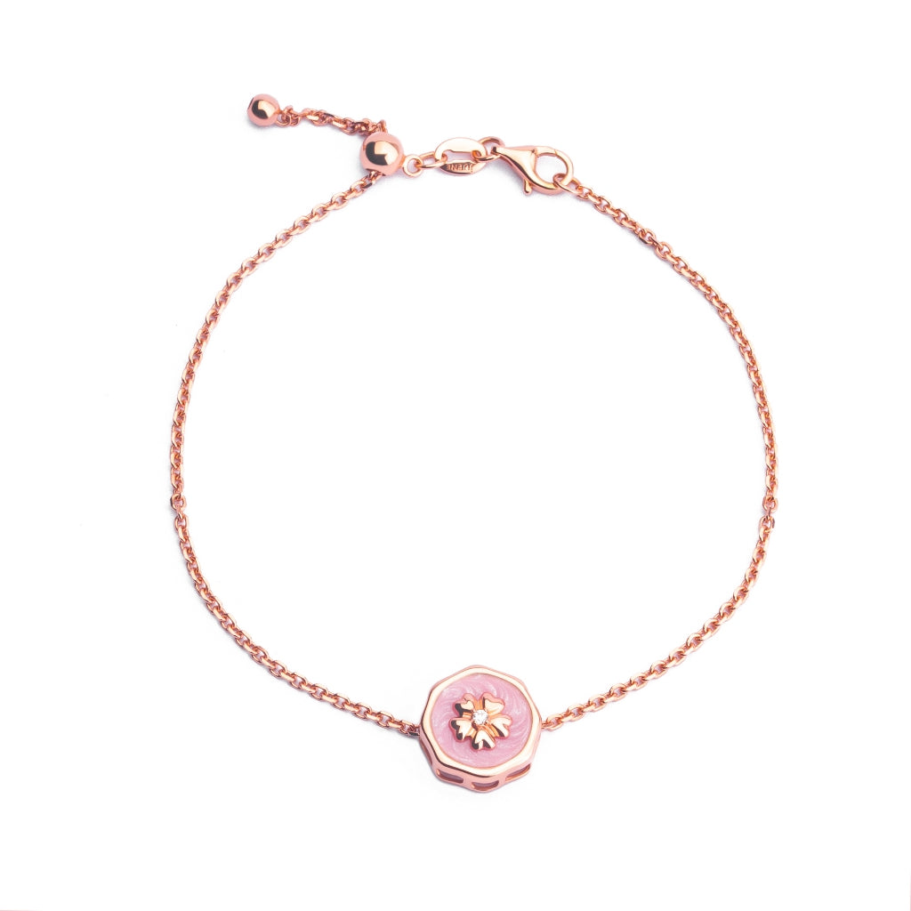 Gelang Emas 7k - Anya Gold Bracelet - Charlotte Collection - Juene Jewelry