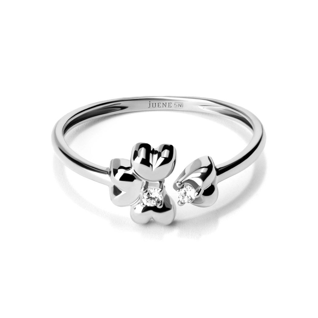 Cincin Emas 8K - Fia Gold Ring - Savara  Collection - Juene Jewelry