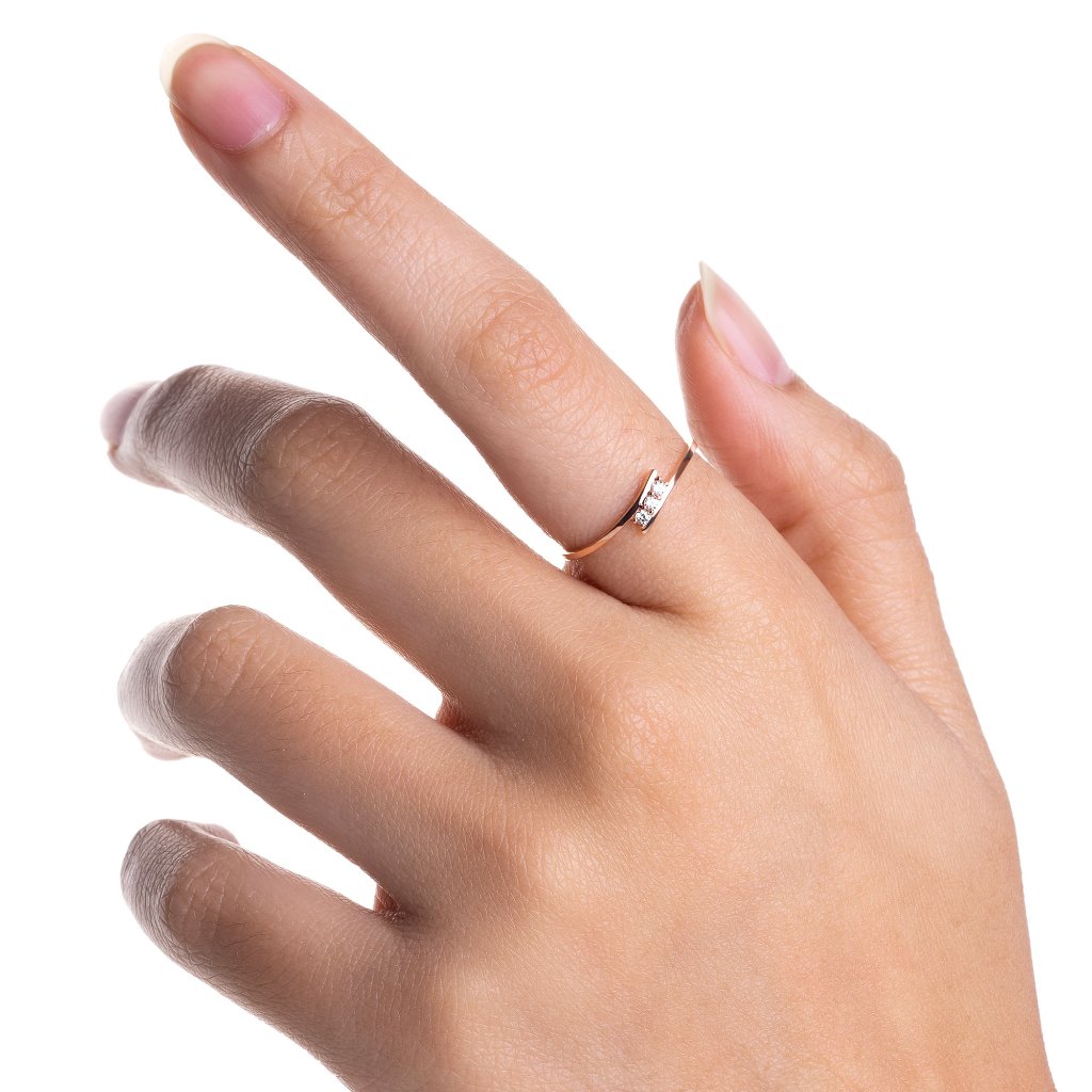 Cincin Emas 8K - Xena Gold Ring 01 - Terra Collection - Juene Jewelry