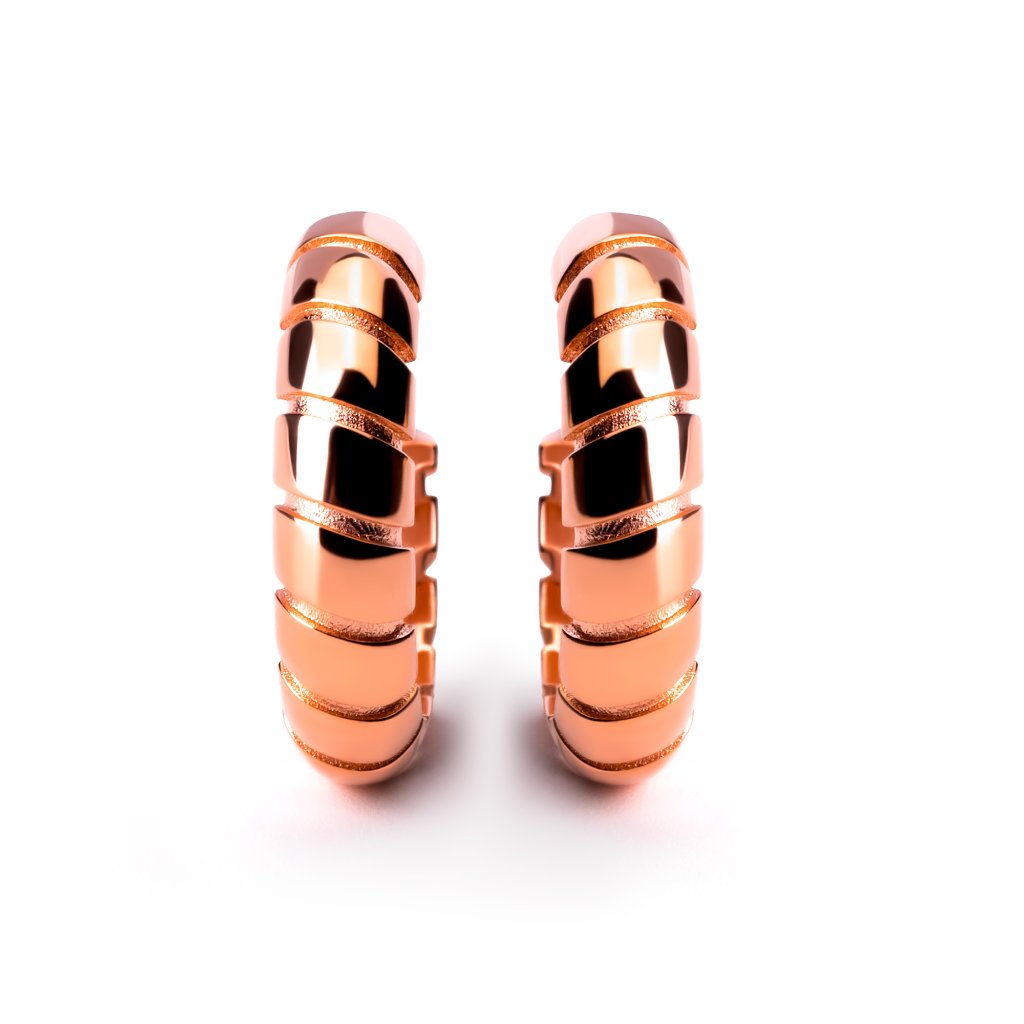 Anting Tusuk Emas 8K - Alba Gold Stud Earring - Terra Collection - Juene Jewelry