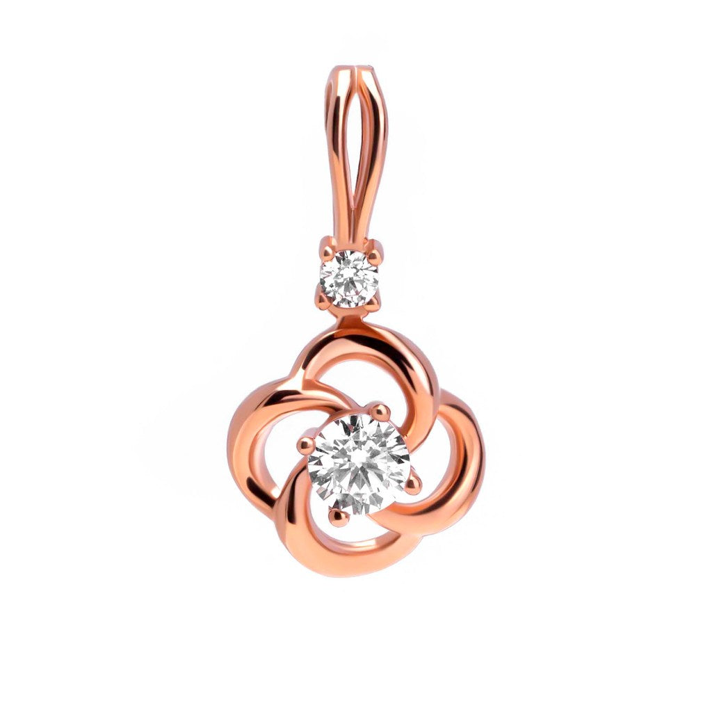 Liontin Emas 8K - Vera Gold Pendant - Veya Collection - Juene Jewelry
