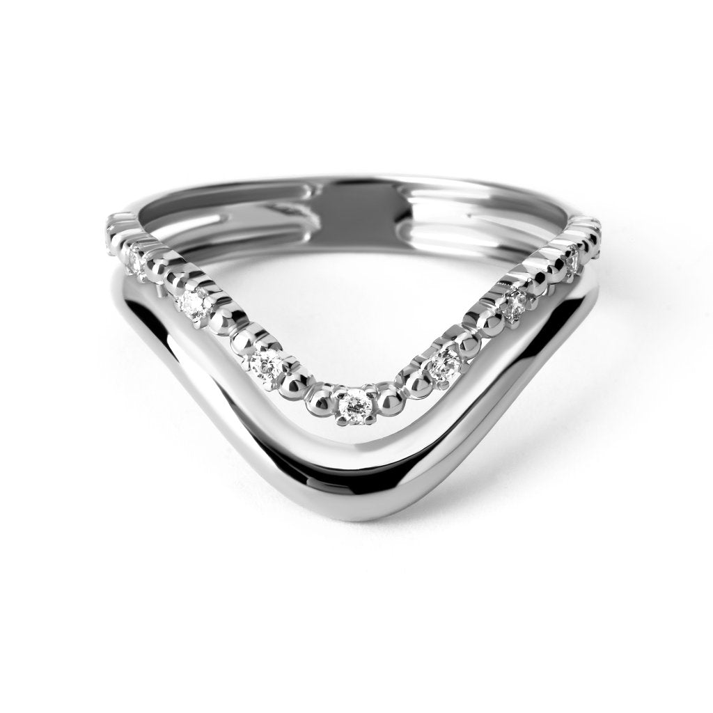 Cincin Emas 8K - Lior Gold Ring 01 - Terra Collection - Juene Jewelry
