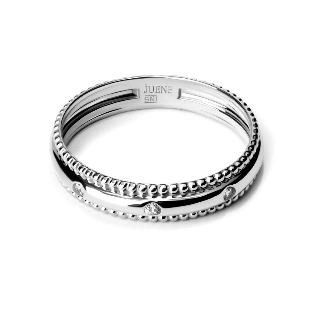 Cincin Emas 8K - Juliette  Gold Ring - Savara  Collection - Juene Jewelry