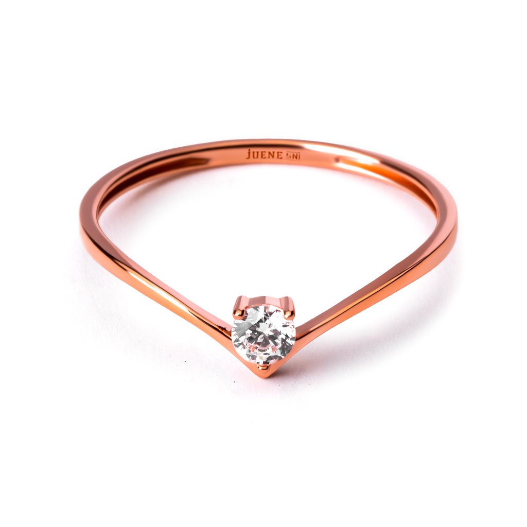 Cincin Emas 8K - Dita Gold Ring - Terra Collection - Juene Jewelry
