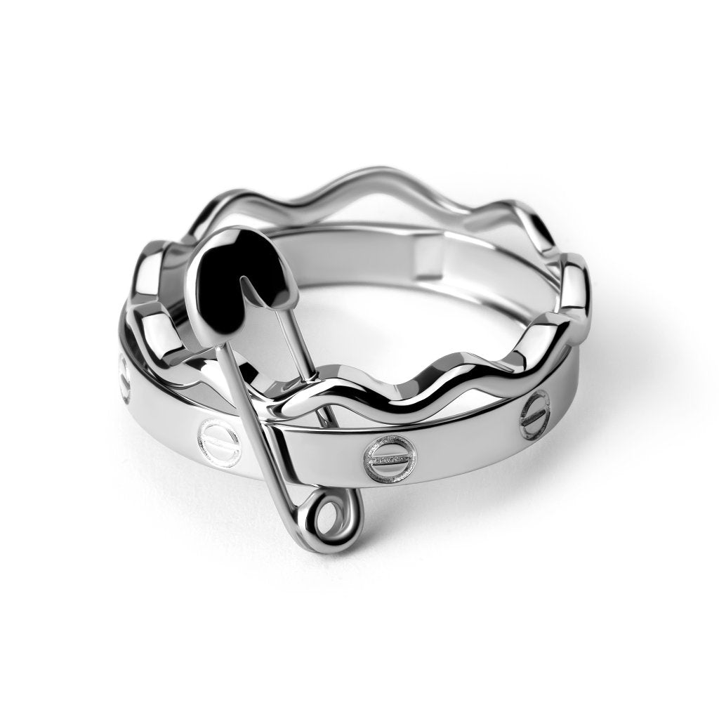 Cincin Emas 8K - Pin Gold Ring 01 - Terra Collection - Juene Jewelry