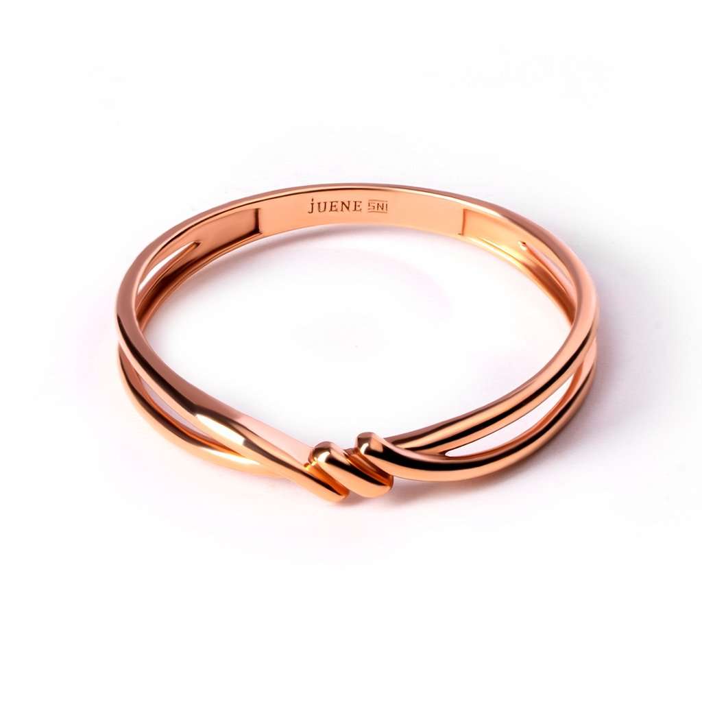 Cincin Emas 8K - Clara  Gold Ring - Maddie Collection - Juene Jewelry