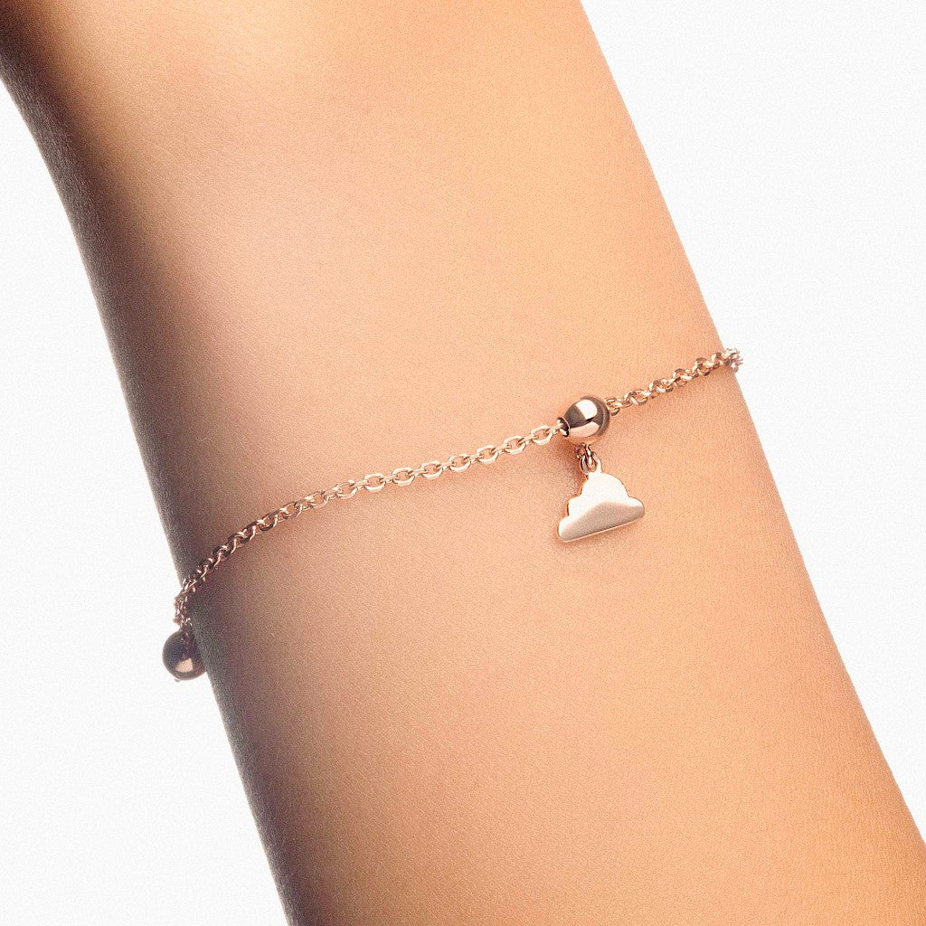 Liontin Emas 7k - Cloud Gold Charm - Luxxe 02 Collection - Juene Jewelry