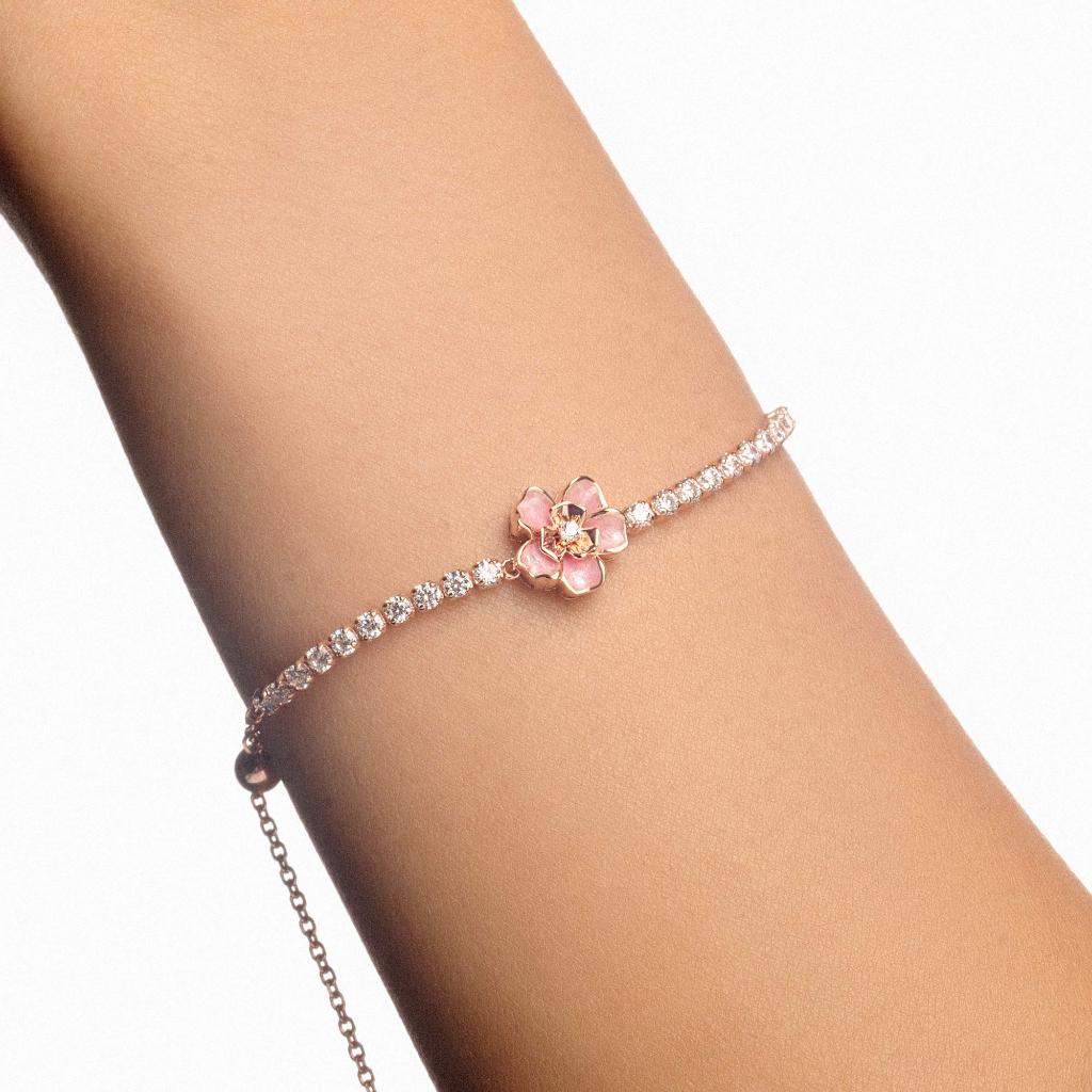 Gelang Emas 7k - Zinia Gold Bracelet - Charlotte Collection - Juene Jewelry