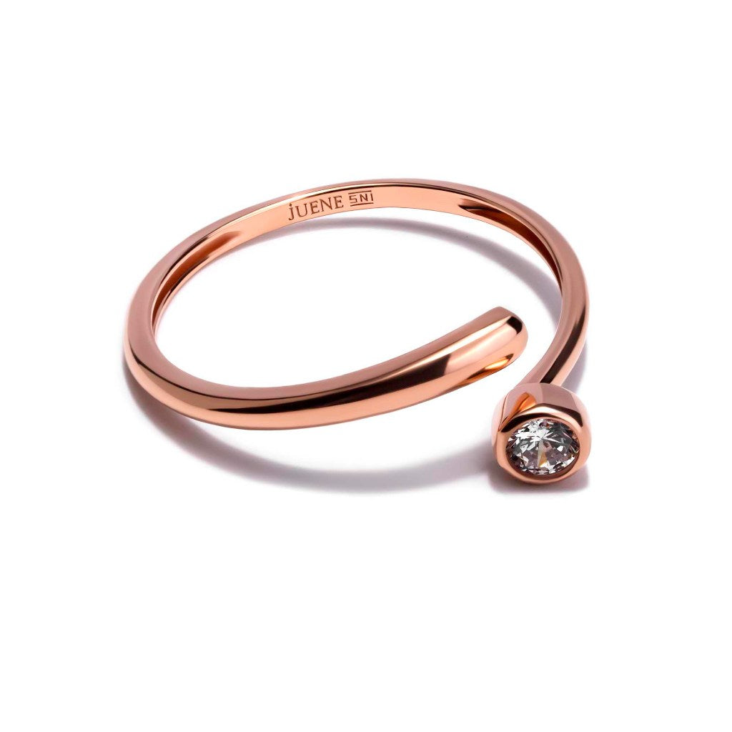 Cincin Emas 8K - Aufa Gold Ring - Veya  Collection - Juene Jewelry