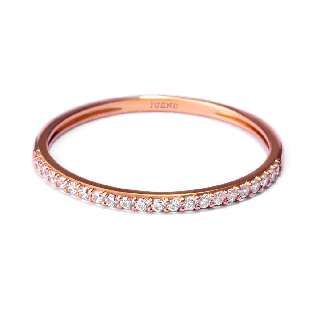 Cincin Emas 8K - List Gold Ring - Brianeta  Collection - Juene Jewelry