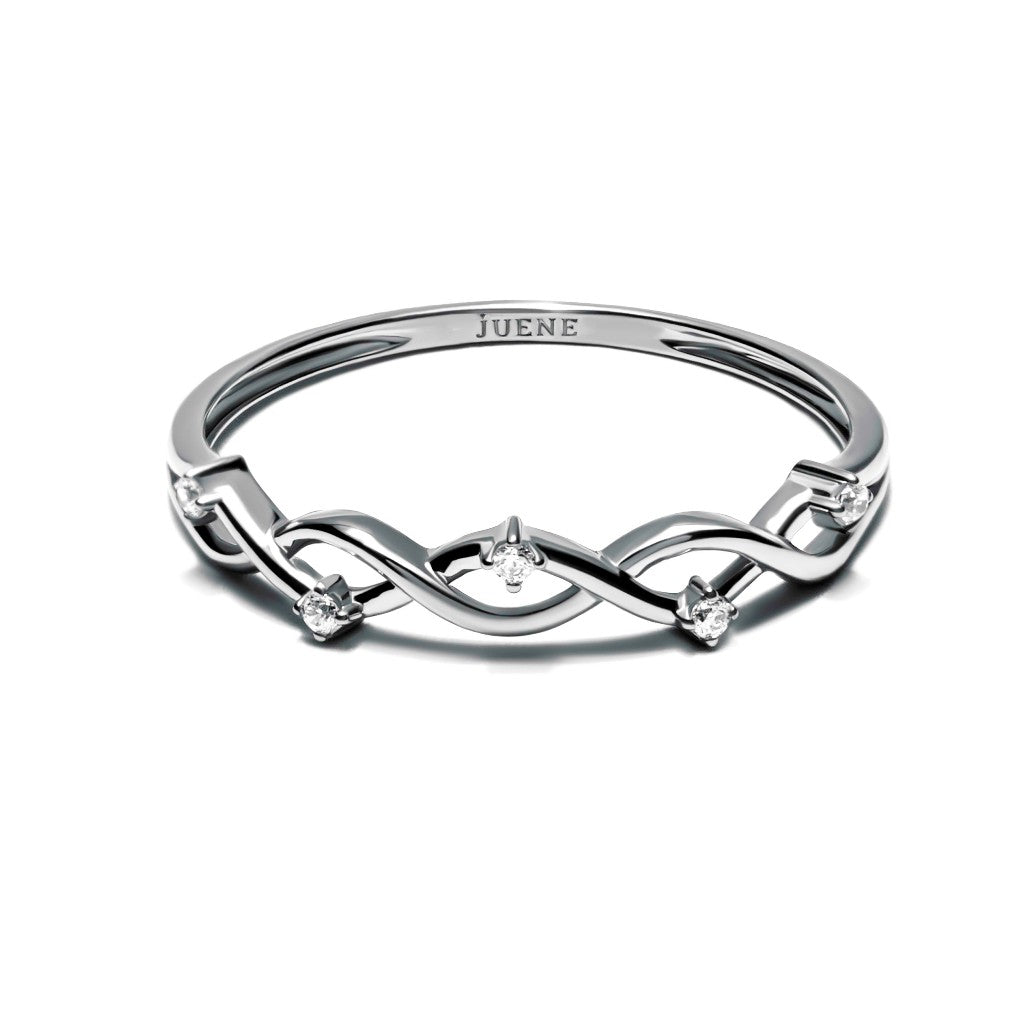 Cincin Emas 8K - Ayla Gold Ring - Terra Collection - Juene Jewelry