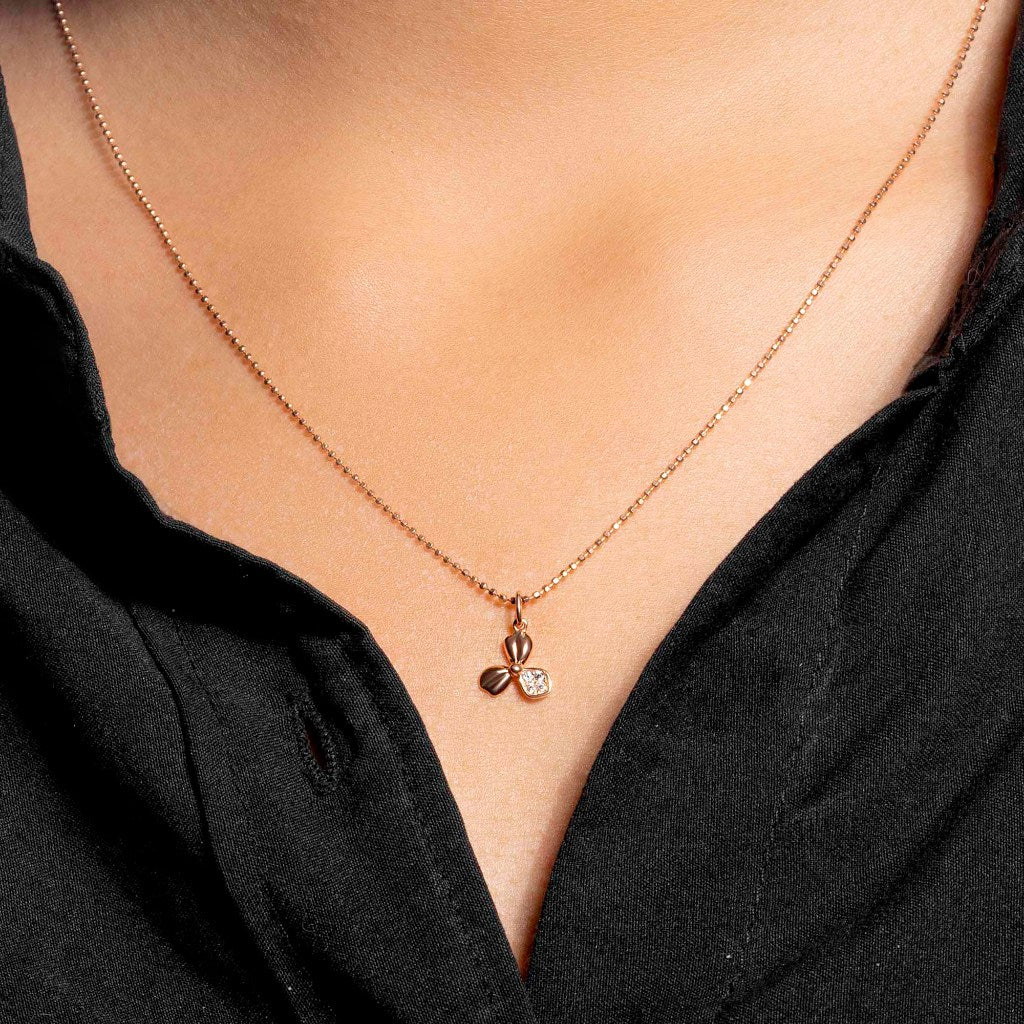 Kalung Emas 7k -  Kana Gold Necklace -Armore Collection - Juene Jewelry