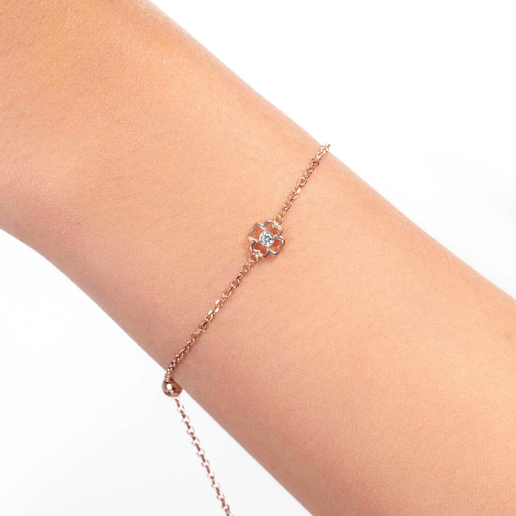 Gelang  Serut Emas 8K -  Gia Gold Bracelet - Brianeta Collection - Juene Jewelry