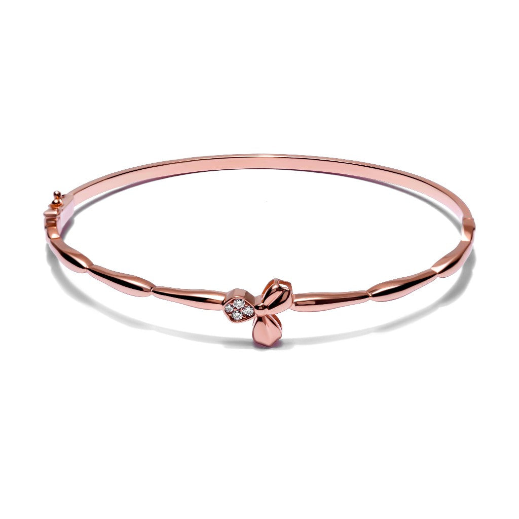 Gelang Emas 7k - Kana Gold Bangle - Armore Collection - Juene Jewelry