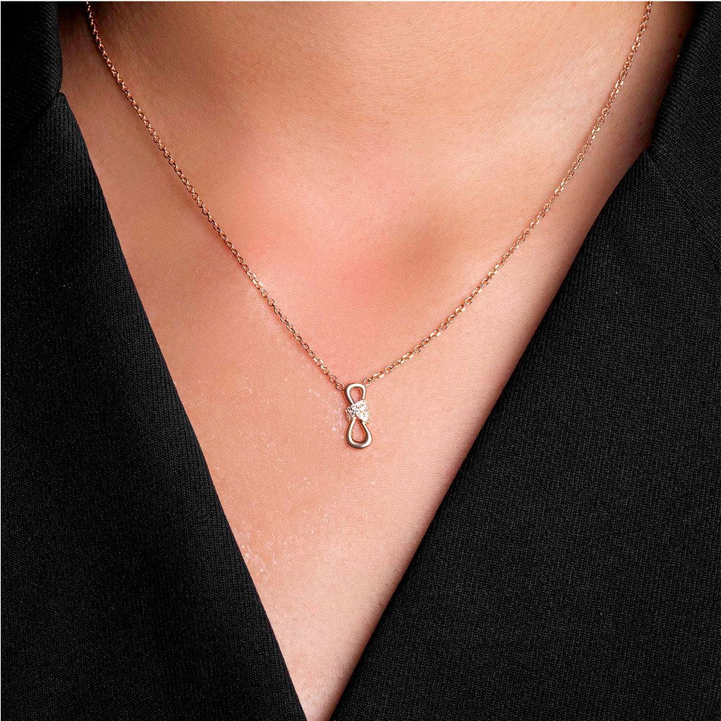 Kalung Serut Emas 8k - Vaye Gold Necklace - Tally Collection - Juene Jewelry