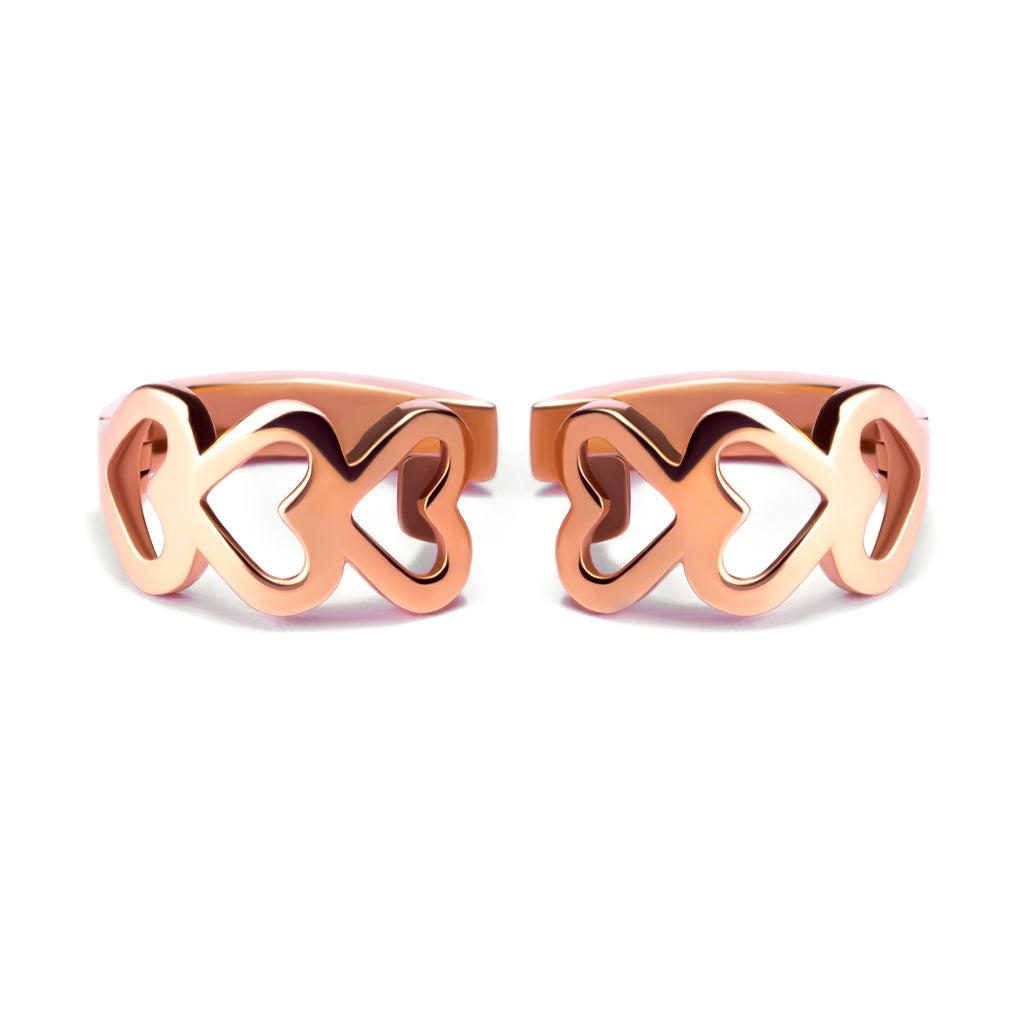 Anting Hoops Emas 8k - Keira Gold Earring - Brianeta Collection - Juene Jewelry