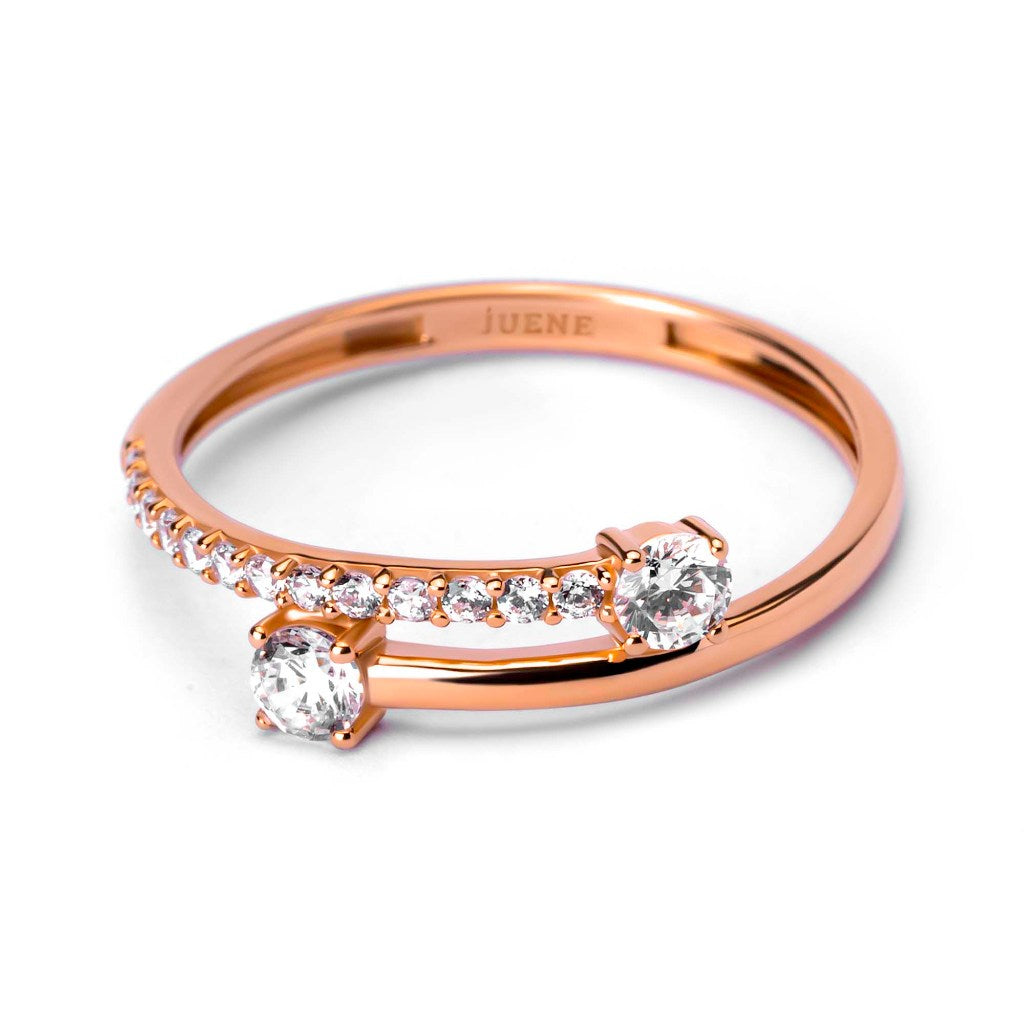 Cincin Emas 8k - Khina Gold Ring - Tally Collection - Juene Jewelry
