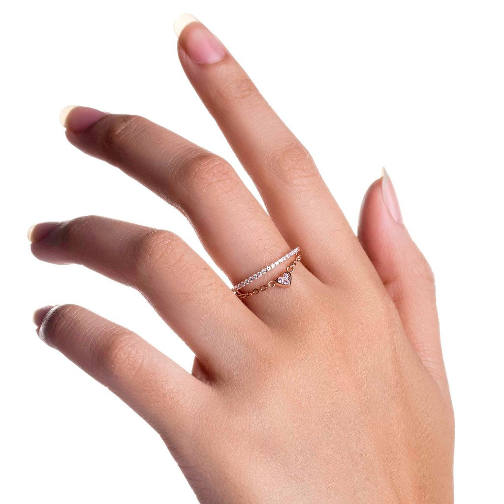 Cincin Emas 8k - Lavina Gold Ring - Tally Collection - Juene Jewelry