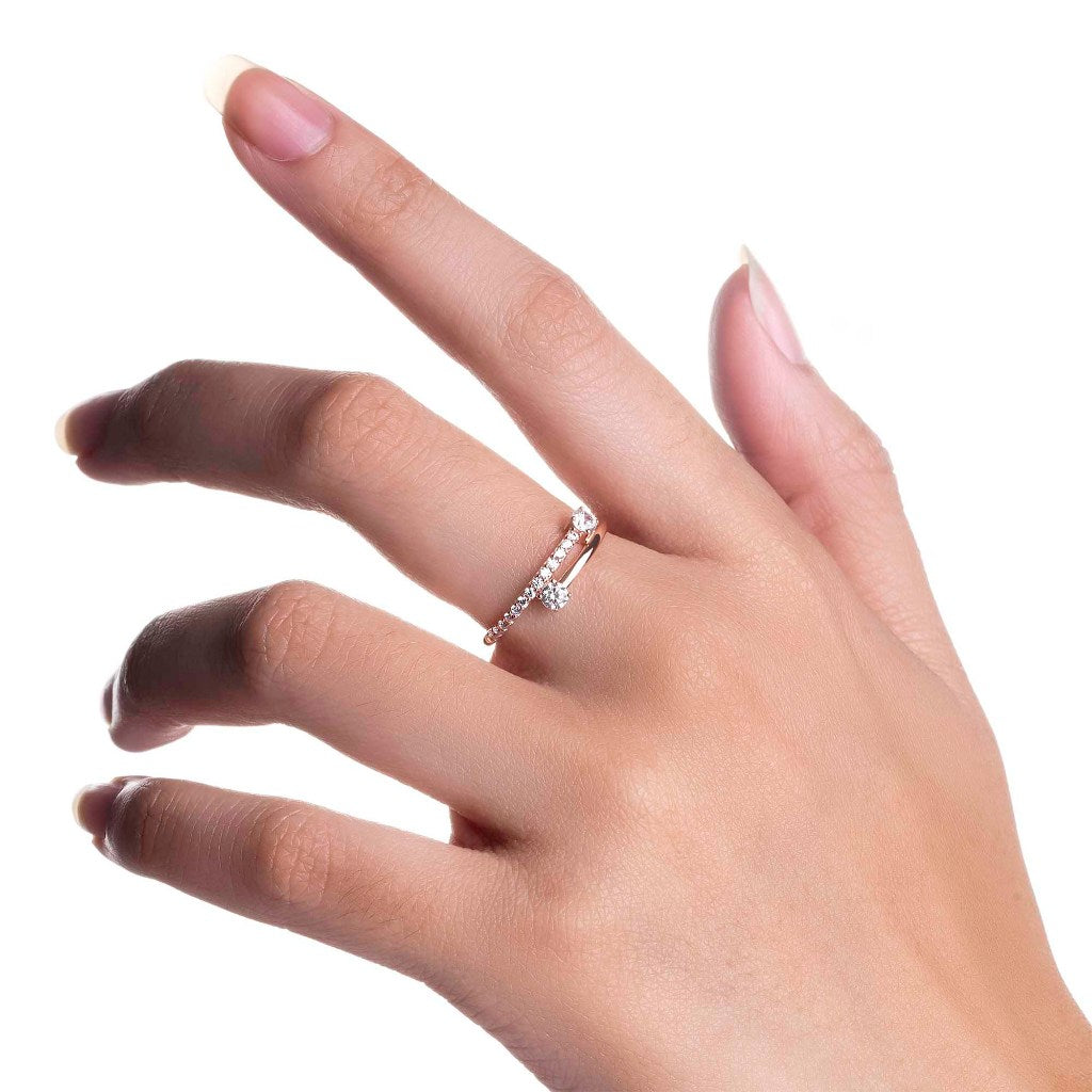 Cincin Emas 8k - Khina Gold Ring - Tally Collection - Juene Jewelry