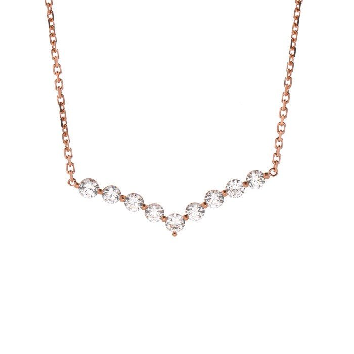Juene Kalung Emas 7K - Liona Necklace 01 | AJS KV 002W-0001