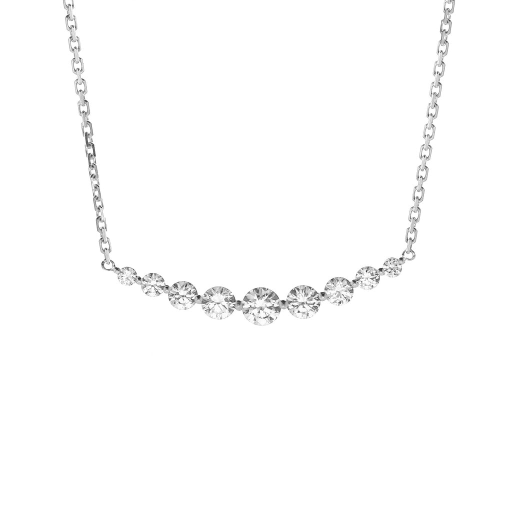 Juene Kalung Emas 7K - Patricia Necklace 02 - Dazzling Juene| AJS KV 002W-0001