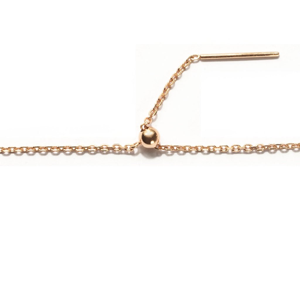 Kalung Rantai Serut 7K - S Cable DC Ice 0.4 Gold Necklace - Juene Jewelry - Juene